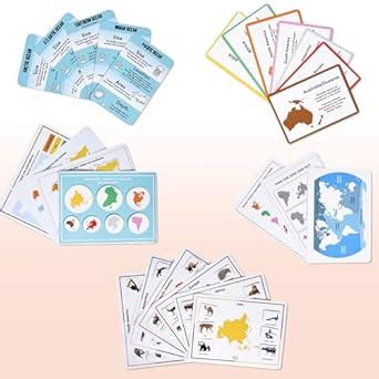 Continents & Oceans Exploration Kit for Kids - Includes Velcro-Based ...