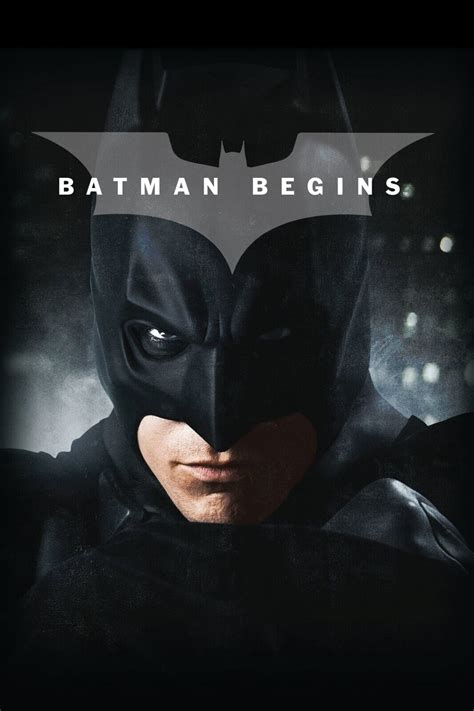 POSTER 2005 Batman Begins Movie Poster Christian Bale Bruce Wayne Dark ...