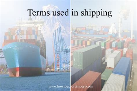Terms used in shipping such as Foreign Exchange,Factor,Fair Value ...
