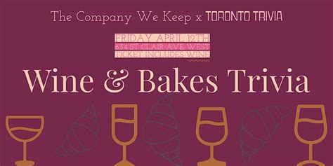 Friday Night Trivia with Almost Jeopardy, The Company We Keep, Saint ...