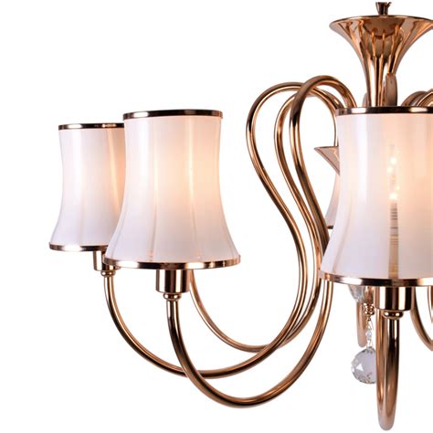 Classic Design Gold Chandelier 8 Light | Starry Night