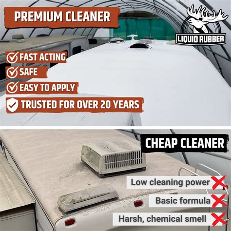 RV Roof Cleaner - Effective, Safe Cleaning for RV Surfaces - Liquid Rubber