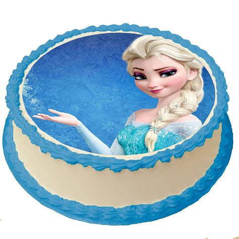 Buy Frozen 2 cake topper Cake Topper Edible 8 inches birthday cake ...