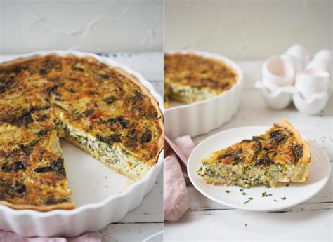 Große Quiche-Liebe: Quiche Lorraine mit Spinat - Wiewowasistgut