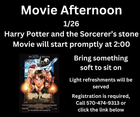 Movie Afternoon, Marian Sutherland Kirby Library, Mountain Top, 26 ...