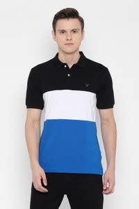 Allen Solly Colorblock Men Polo Neck Multicolor T-Shirt - Buy Allen ...