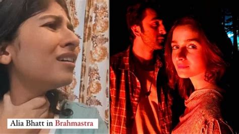 Chandni's Mimicry Of Alia Bhatt's Character Isha From Brahmastra Video ...
