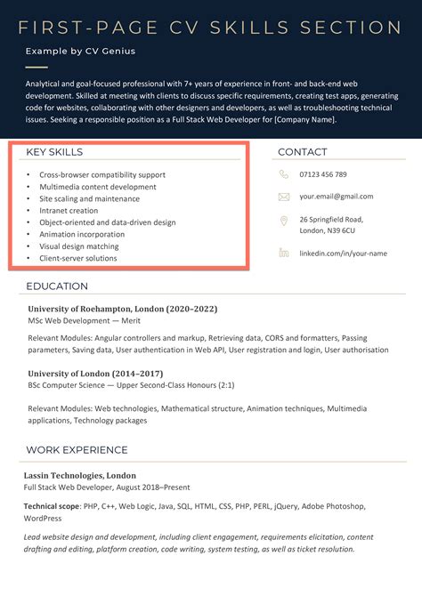 Skills Section on CV - Examples & How to Write
