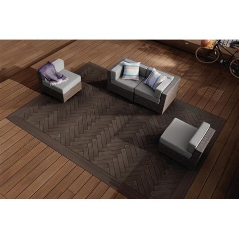 TimberTech AZEK Vintage Narrow Width Mahogany Square PVC Deck Board in ...