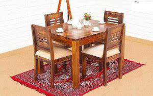 MMR Funiture Wooden Dining Table set Solid Wood 4 Seater Dining Table ...