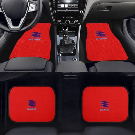 Red Car Floor Mats - 4Pcs – Wayarc