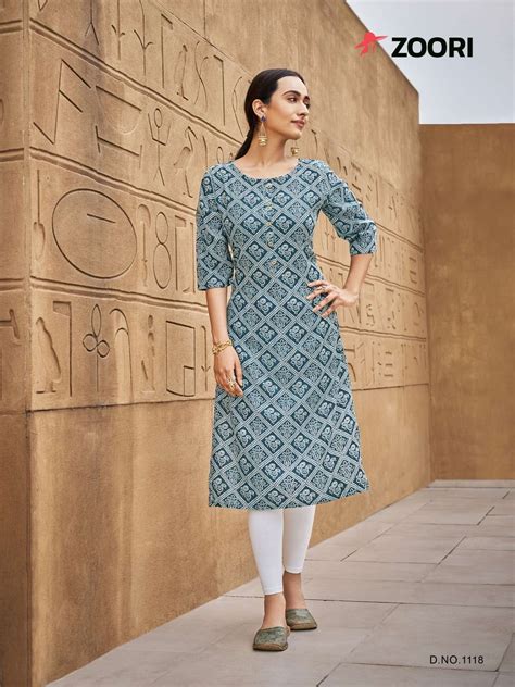 Zoori Akshara Vol 20 Rayon Print Kurti