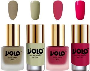 Volo Extra Shine AND Dull Velvet Matte Nail Polish Duo Combo-No-244 ...