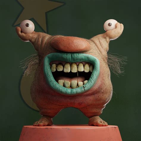 ArtStation - Krumm from real Monsters