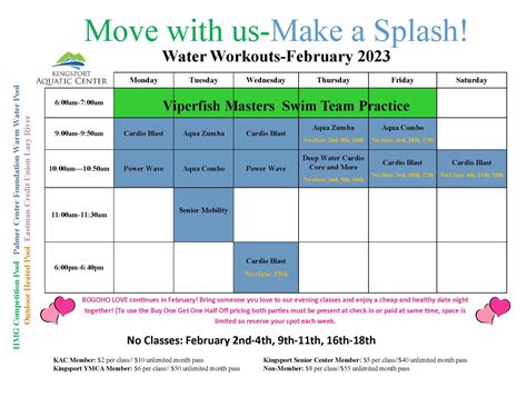 Water Aerobics Classes - Kingsport Aquatic Center