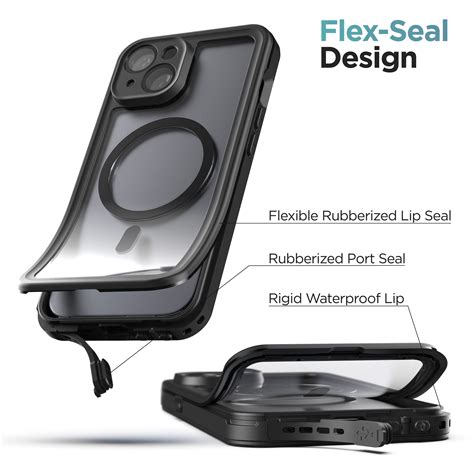 iPhone 15 Pro Waterproof Case with Belt Clip Holster - Encased