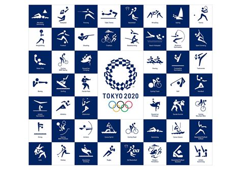 Tokyo 2020 - Summer Olympic Games - XXXII Olympiad - Vector Icons by ...