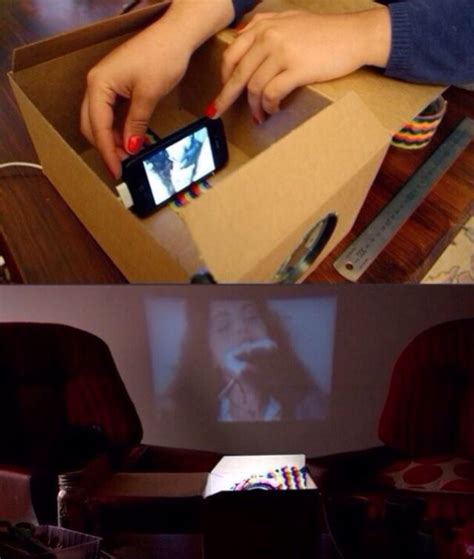 Image result for DIY Phone Projector Using Mirror