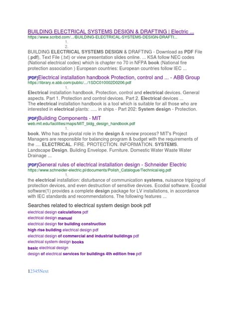 Electrical System Design 的图像结果
