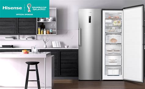 Hisense FV356N4ASU Upright Freezer – Steel