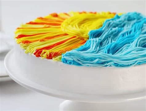 Image result for Fondant Sunset Cake Tutorial
