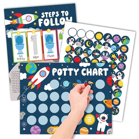 Space Sticker Chart for Kids Potty Training Chart Morocco | Ubuy