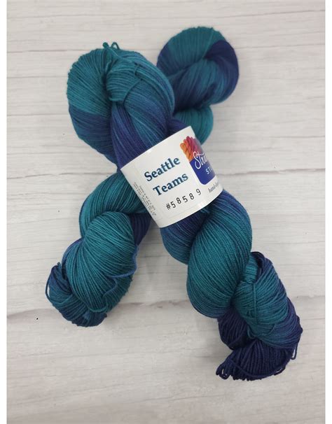 Sea Nymph Hand Painted 100g Seattle Teams - Stranded by the Sea