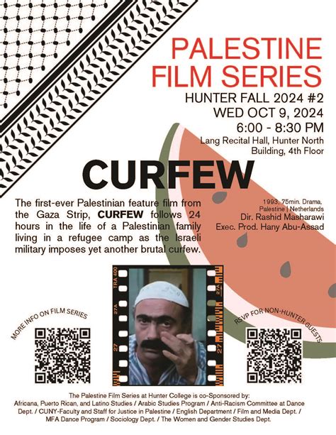 Film & Media – Hunter College | “Curfew” – film screening