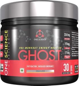 One Science Nutrition Ghost Preworkout 30Sv Cola Lime Dietary ...