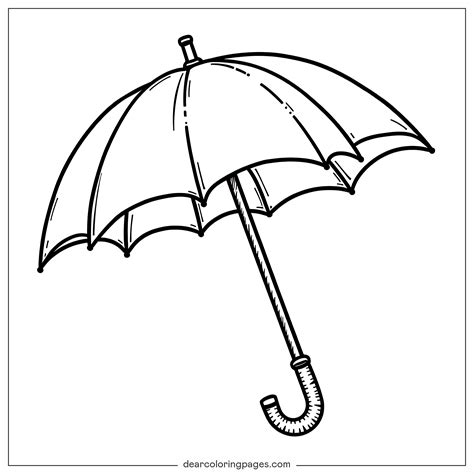 Umbrella Coloring Pages - 7 Free Printable Coloring Pages