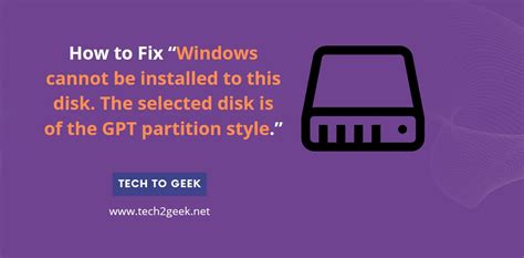 Windows Cannot Install GPT 的图像结果