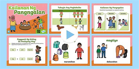 Kailanan Ng Pangngalan | Grade 1 | Twinkl