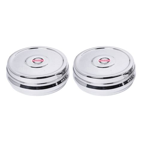 EMBASSY Bulging Puri Box/Container - Pack of 2 (Size 4, 800 ml each ...