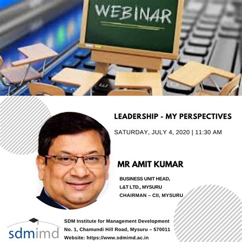 Webinar on Leadership | SDMIMD