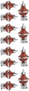 Kreyam's Maroon Rod Rail Bracket, Curtain Knobs Metal Price in India ...