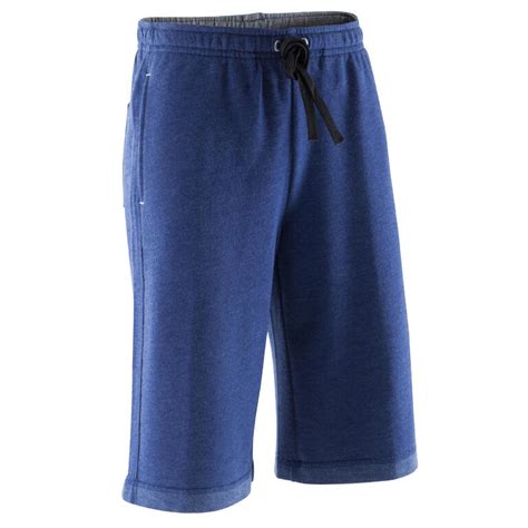 Boys' Gym Shorts - Blue/Grey