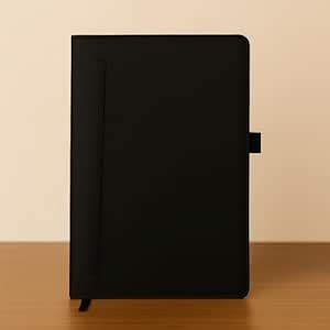 Classic Black Hardcover Diary with Elastic Band Professional Journal ...