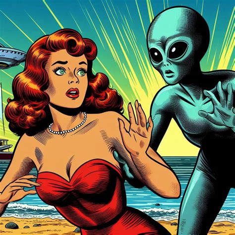 Image result for Alien Abduction Woman Art