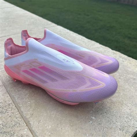 Lamine Yamal F50 pink laceless cleats Size... | Depop