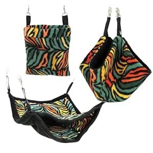 Exotic Nutrition Rainbow Zebra Pouch Set - Hammocks and Bedding for ...