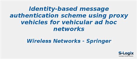 Identity-based message authentication - NS2 Projects | S-Logix