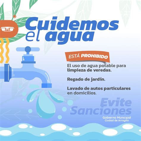 Cuidemos el agua – Municipalidad de Arroyito