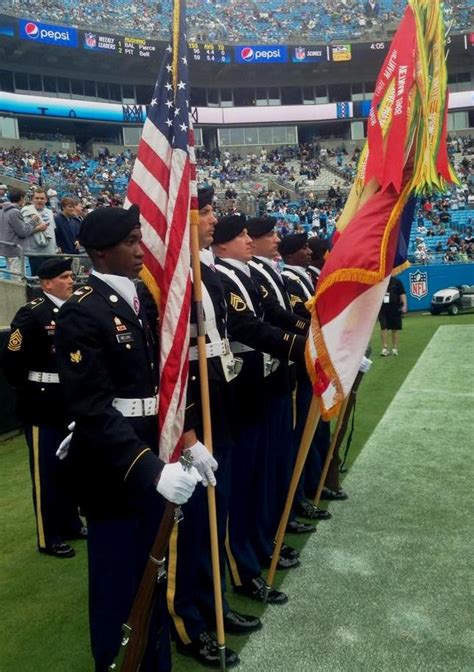 Operation Gameday: 1st TSC Color Guard goes to Panther country ...