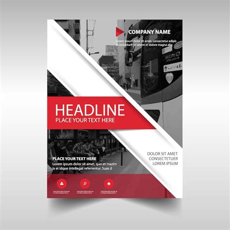 Abstract report cover template | Free Vector