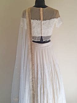 Lucknowi and Zardosi Bridal Lehenga – The Little Black Bow