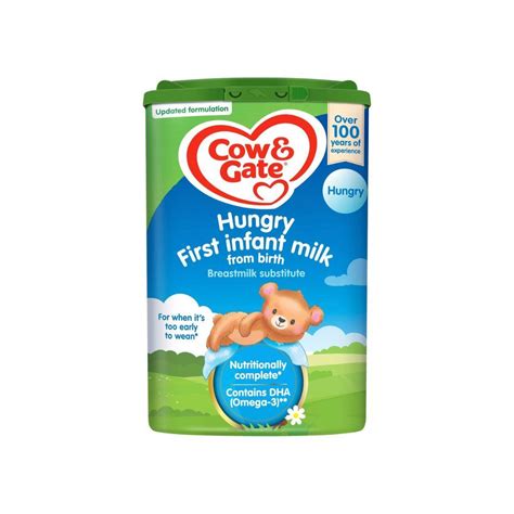 Cow & Gate Hungry First Baby Milk Formula Powder from Birth 800g – Shop ...
