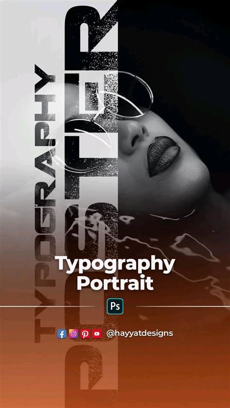 Typography Portrait Tutorial Photoshop 的图像结果