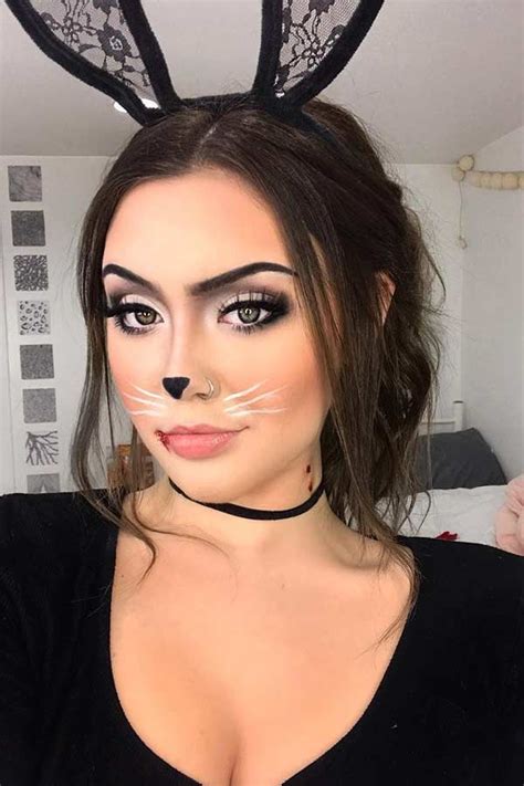 halloween bunny makeup simple