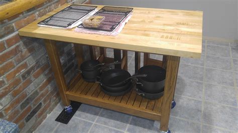 Image result for Wood Kitchen Work Table