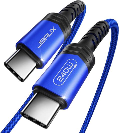 Verilux® Type C to Type C Cable, 16.4Ft PD 60W Fast Charging USB C ...